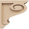 Ekena Millwork 4"W x 8"D x 8"H Classic Scroll Rough Cedar Woodgrain TimberThane Corbel, Primed Tan CORUR04X08X08SCRRCPR - alternate 6